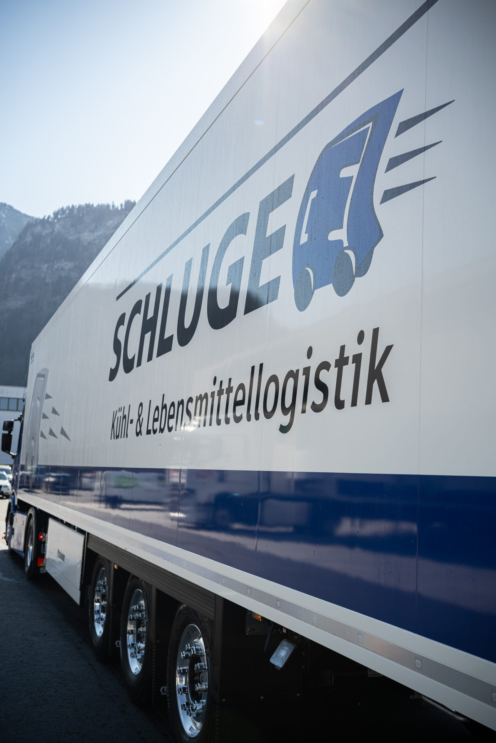 Moderner LKW Fuhrpark